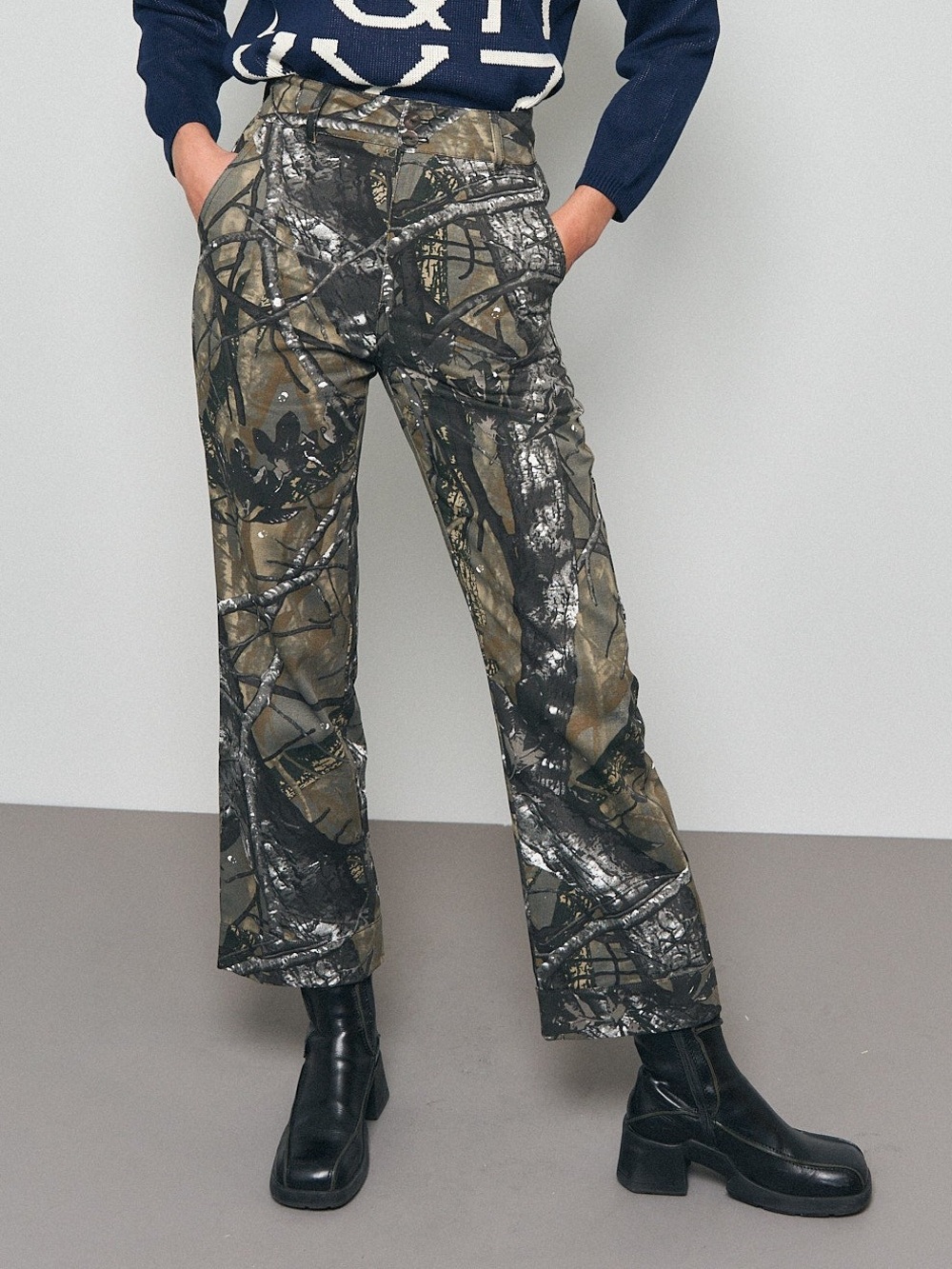 Fashion Brand Company Forest Camo Canvas Pants
